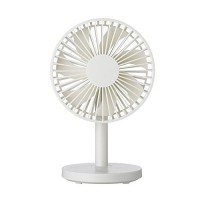 Drimran Small Desk Fan USB  5 Inch Mini Table Desktop Fan Powerful w/USB Powered  Strong 3 Speed Super Quiet  Portable Personal Electric Fan Silent for Office Bedroom Study Dorm Home Cooling (White) - B07DNF9CVT